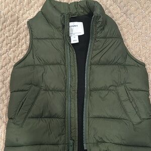 Old Navy Olive Quilted Vest